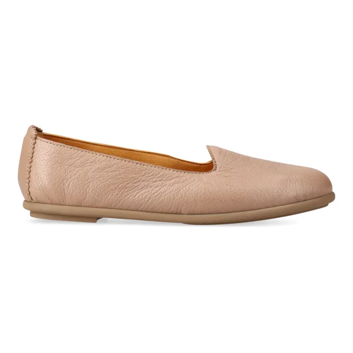 Bolani : Ladies Leather Pump in Timber - Image 3