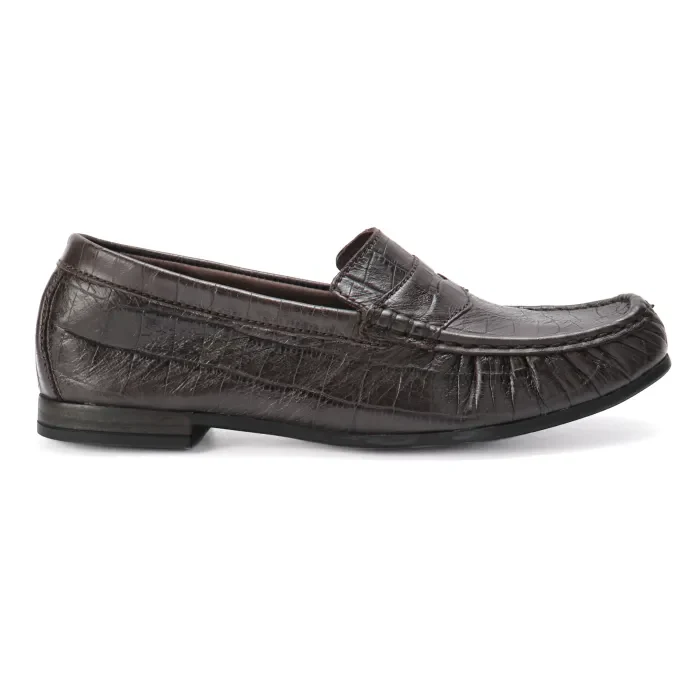 Chobe : Ladies Leather Mocc in Brown - Image 3