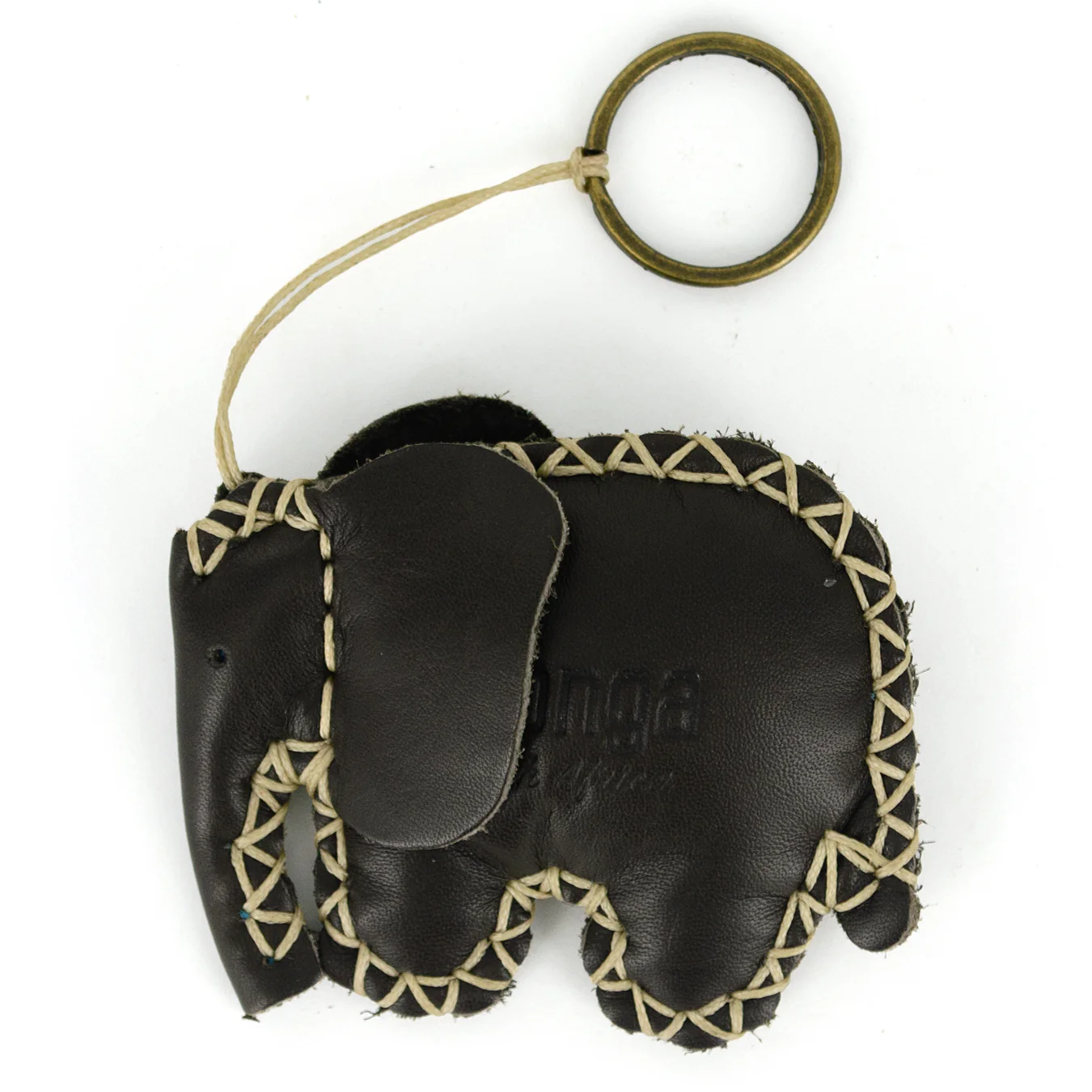 Elephant Key Ring in Assorted Leathers - Image 11