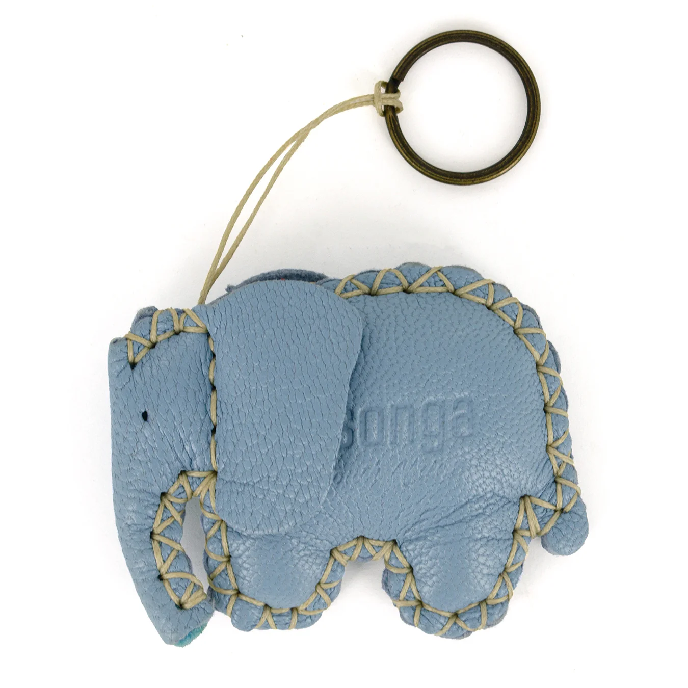 Elephant Key Ring in Assorted Leathers - Image 13
