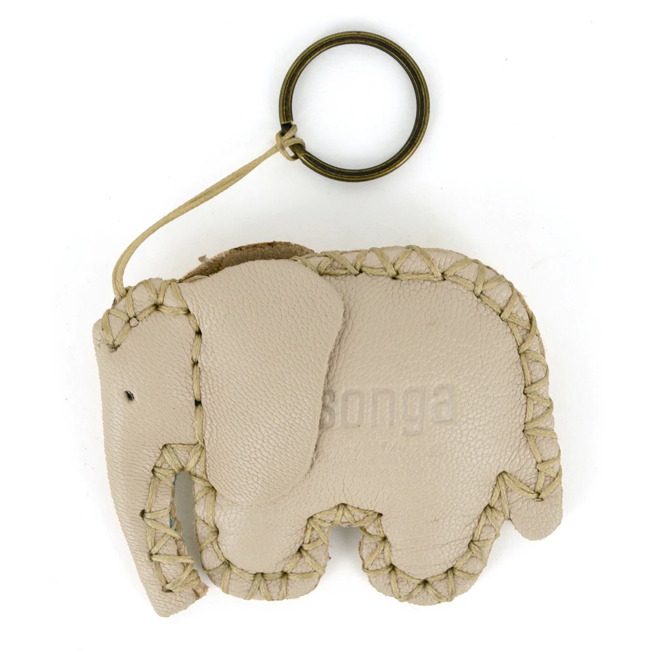Elephant Key Ring in Assorted Leathers - Image 14