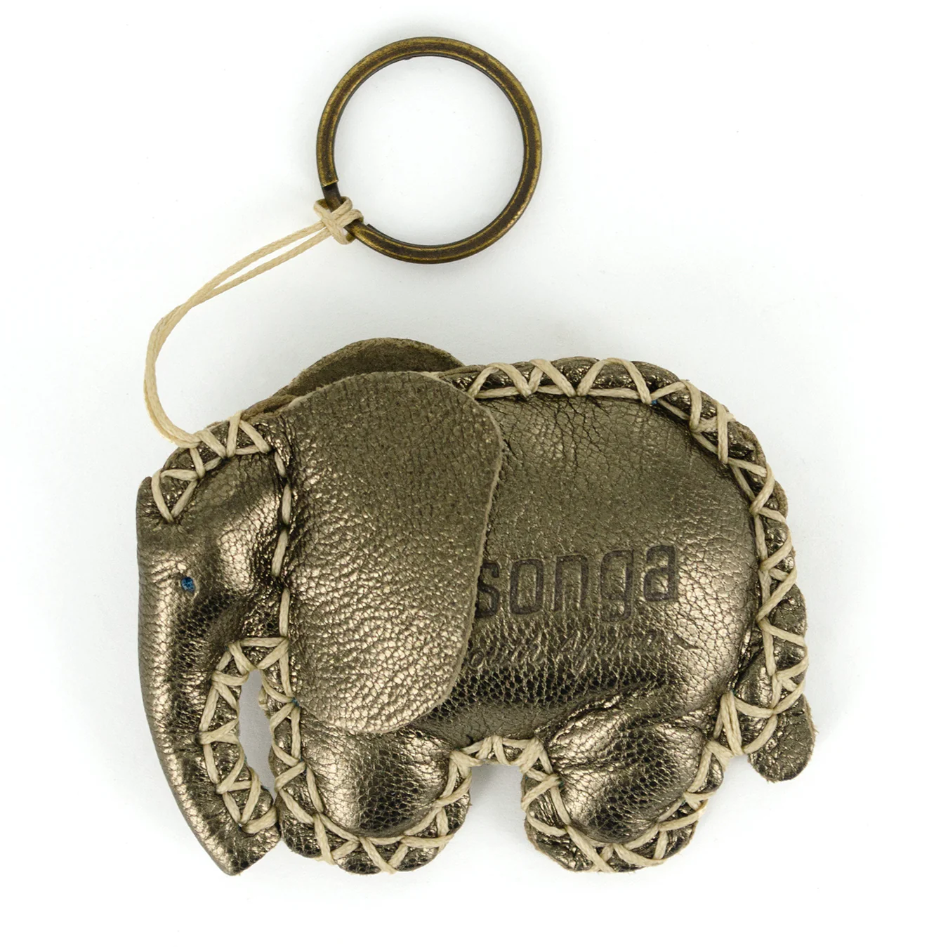 Elephant Key Ring in Assorted Leathers - Image 8