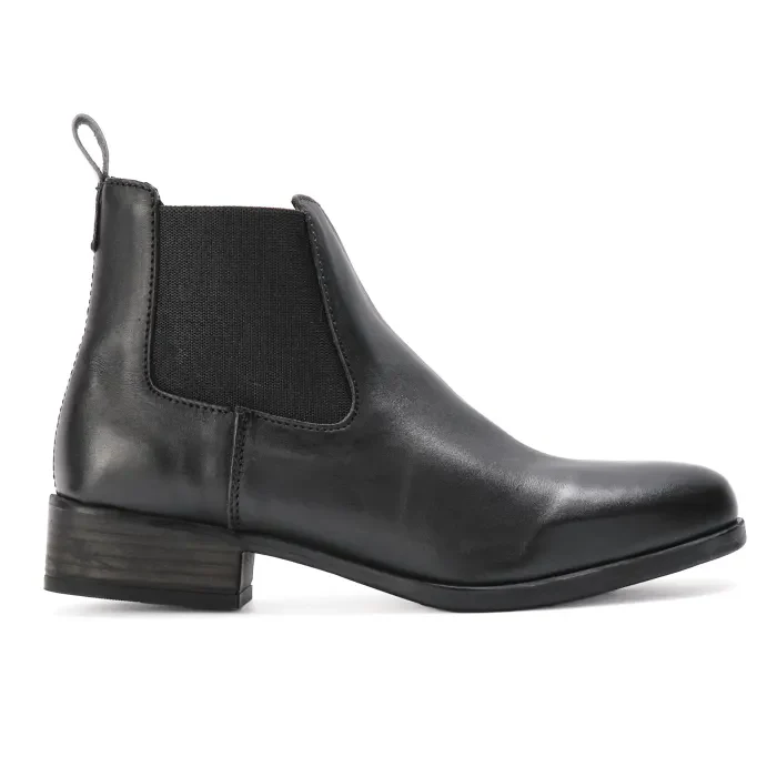 Ennedi : Ladies Leather Ankle Boot in Black - Image 3