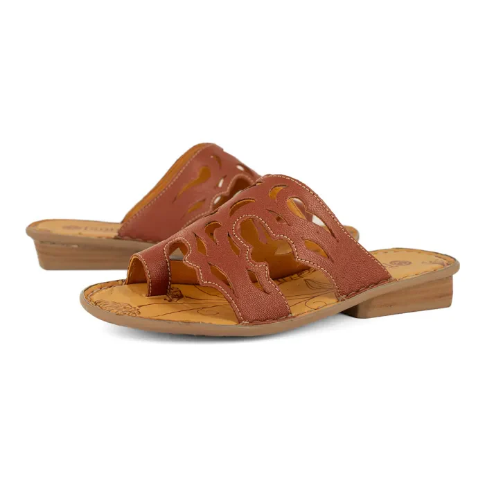 Isivinia : Ladies Leather Sandal in Suede - Image 3