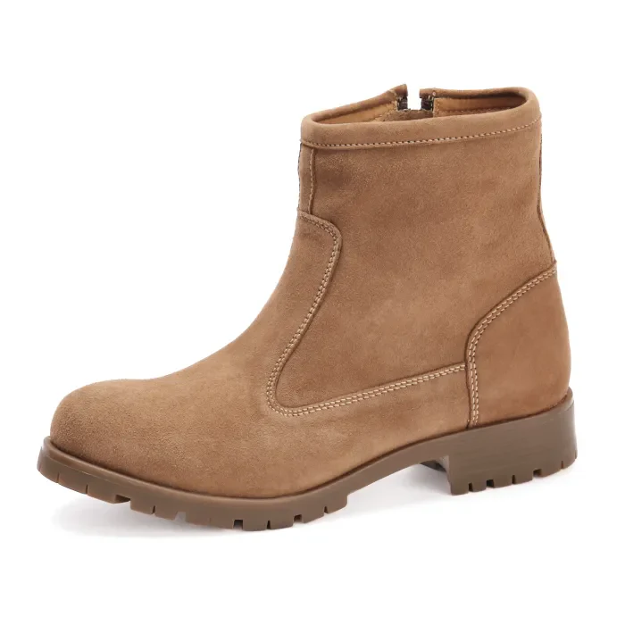 Karima : Ladies Leather Ankle Boot in Donkey London - Image 2
