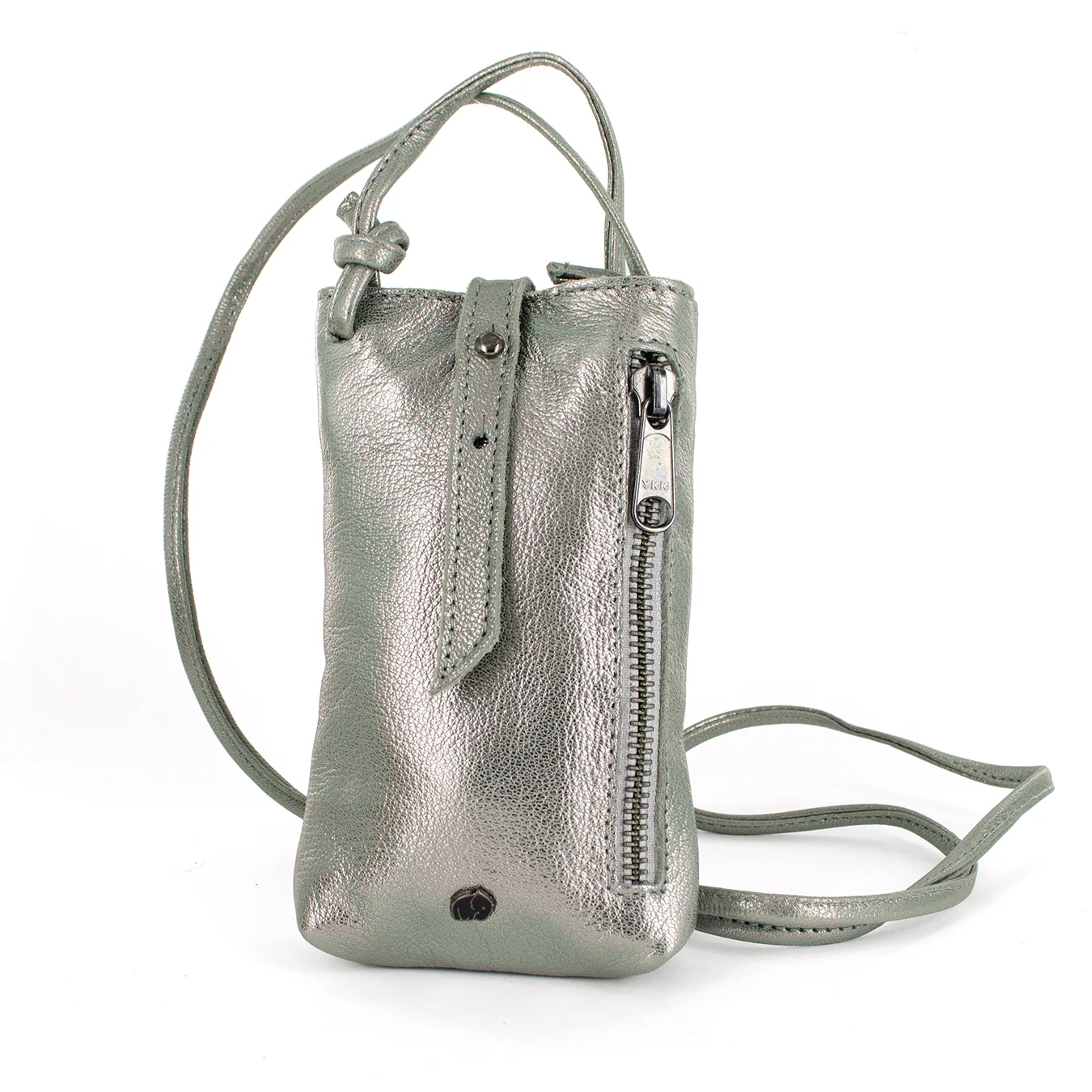 Lulonke : Ladies Leather Crossbody Purse in Tallio Grid - Image 3