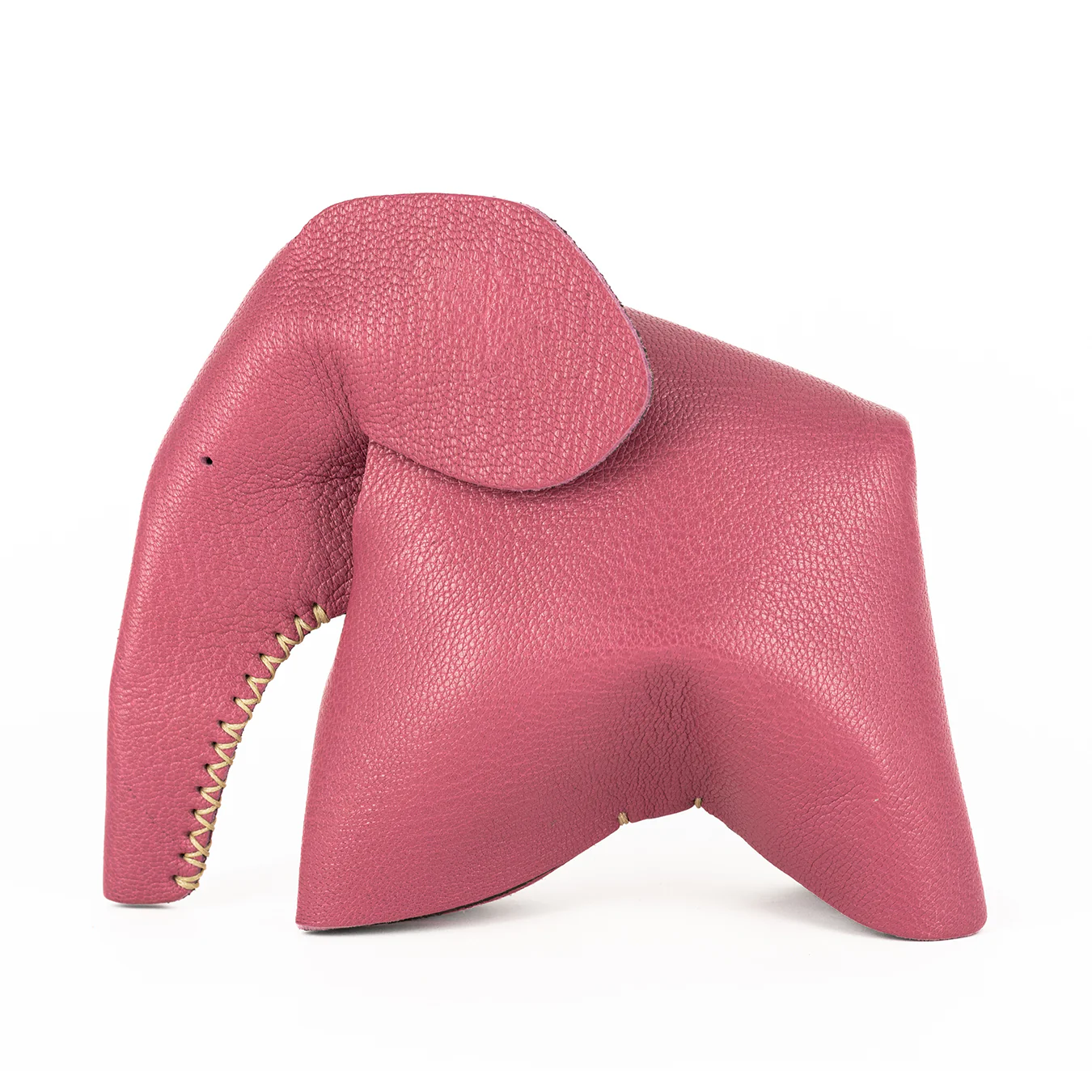 Marula : Large Elephant Family Accessory in Pink Leather - Image 2