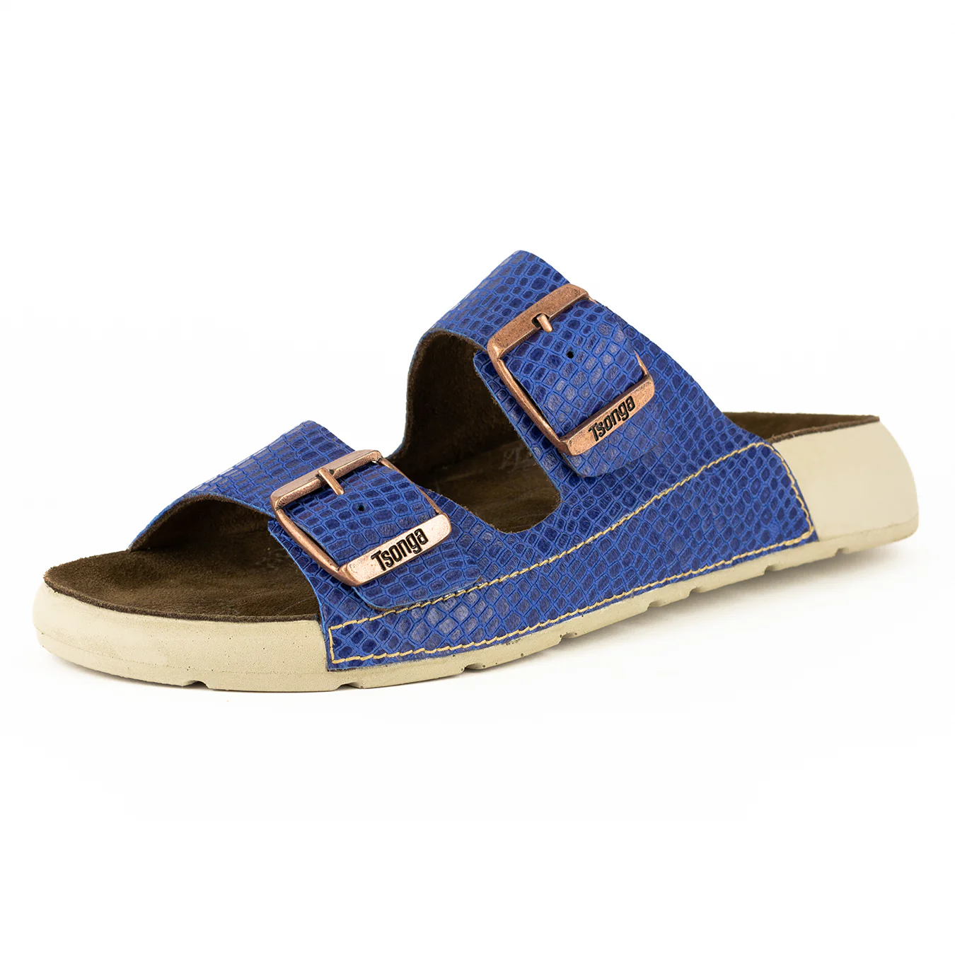 Masego : Ladies Leather Sandal in Turbine Coco - Image 2