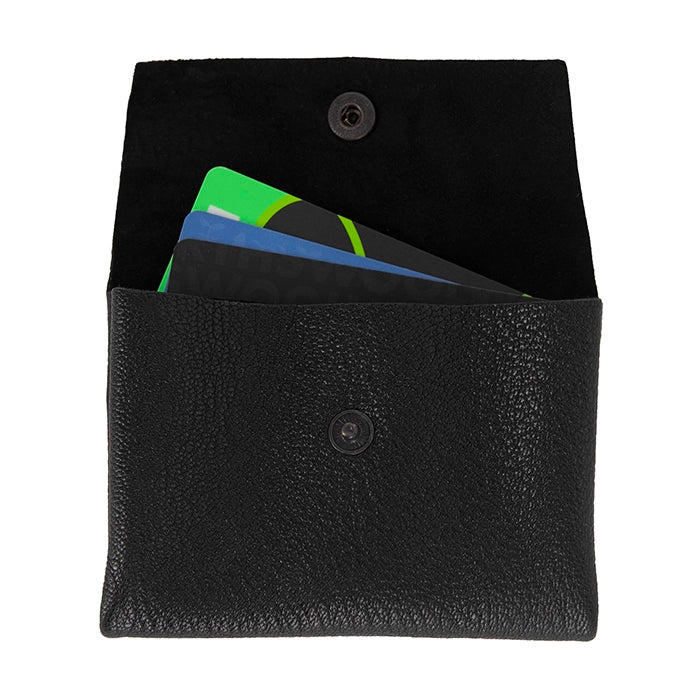 Meiki : Ladies Leather Purse in Black - Image 2
