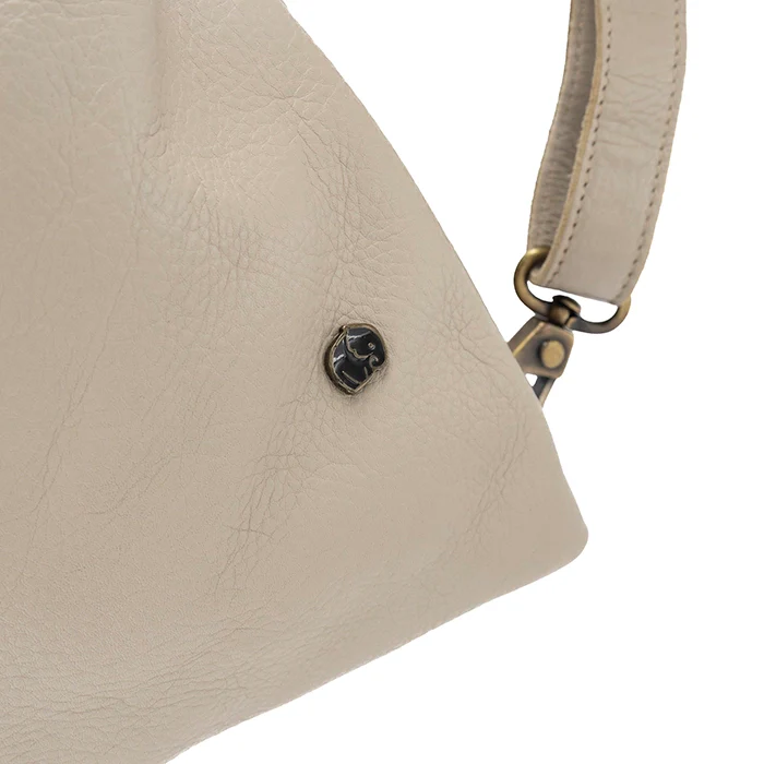 Ncumisa : Leather Backpack in Stone - Image 8