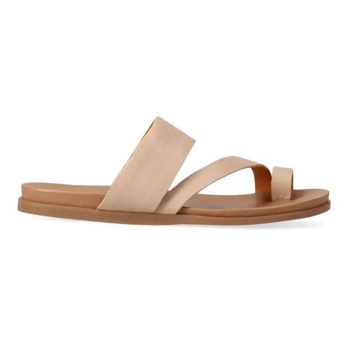 Ningizimu : Ladies Leather Sandal in Mantega - Image 3