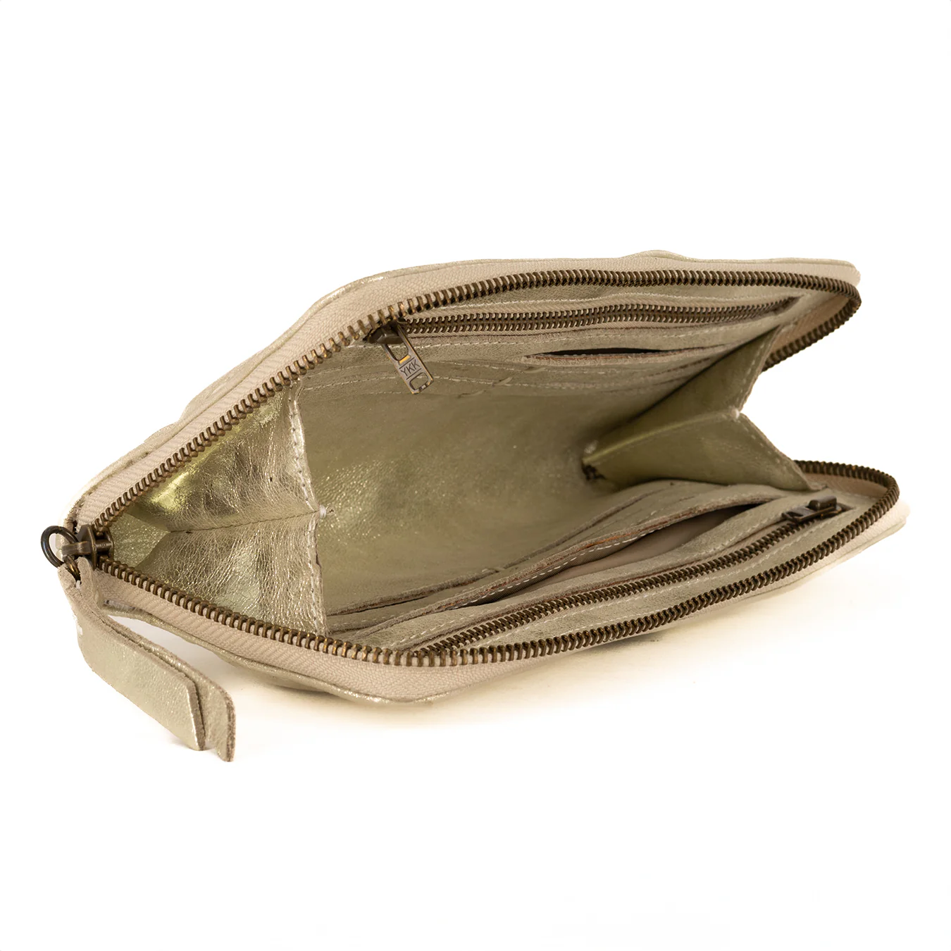 Olwethu : Ladies Leather Clutch Purse in Bark Domus - Image 7