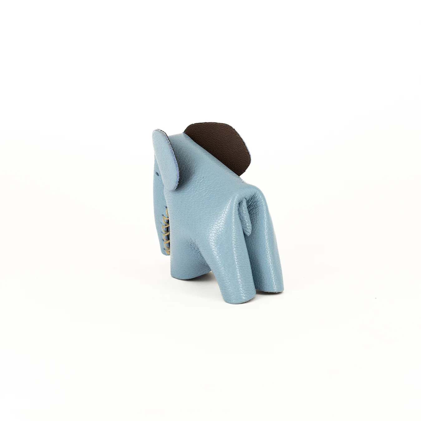Parva : Small Elephant Family Accessory in Blue Leather - Image 3