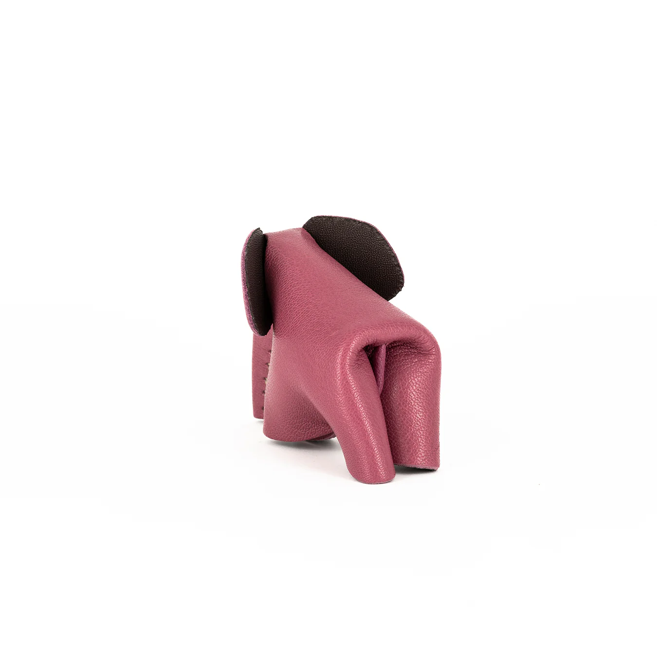 Parva : Small Elephant Family Accessory in Pink Leather - Image 3
