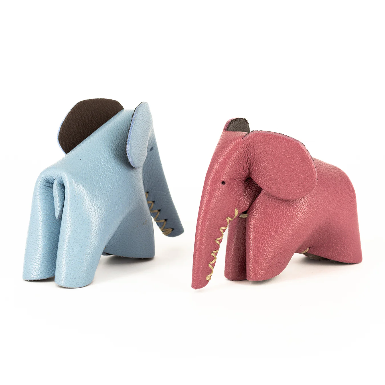 Parva : Small Elephant Family Accessory in Pink Leather - Image 4