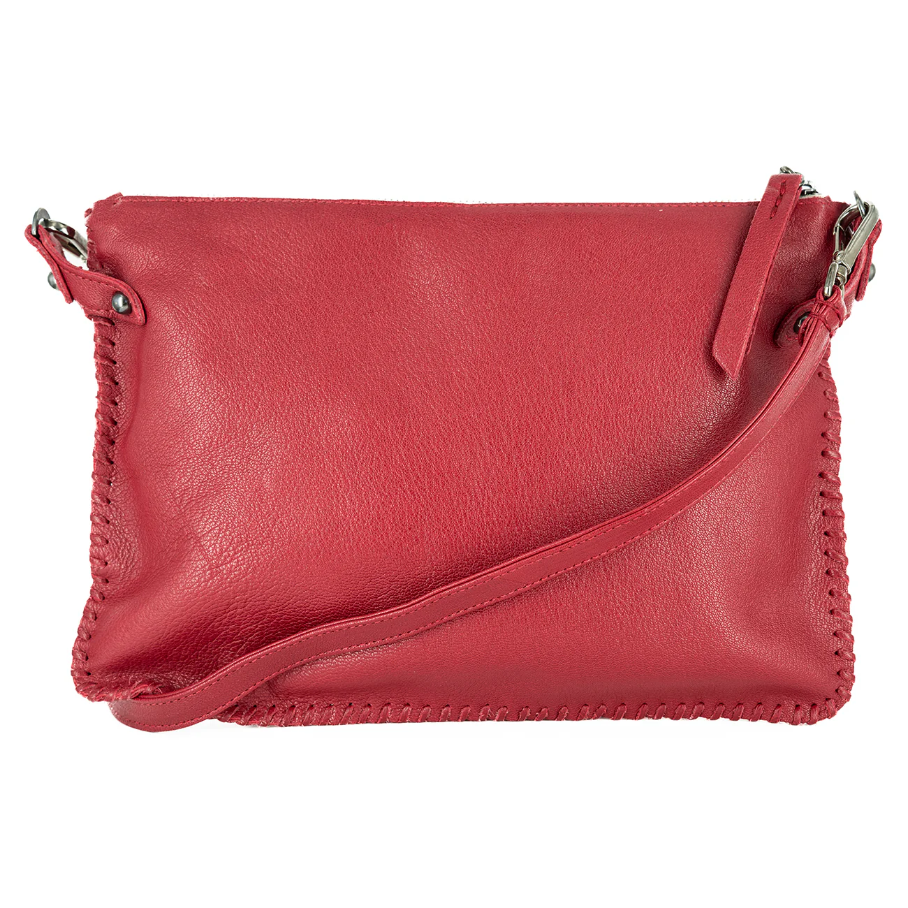 Rantu : Ladies Leather Crossbody Handbag in Valentine - Image 6