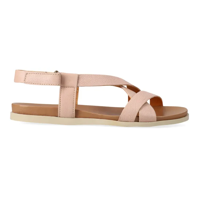 Sadani : Ladies Leather Sandal in Rose - Image 3