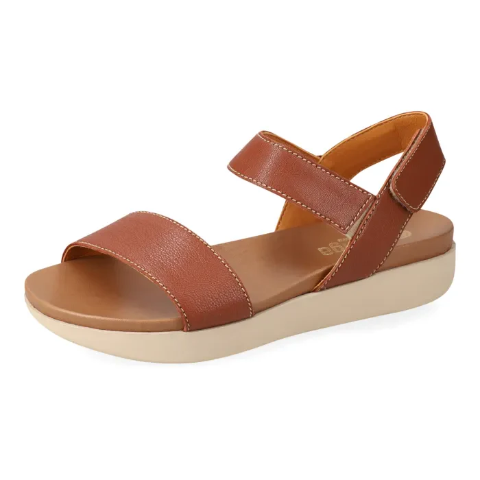 Selesho : Ladies Leather Sandal in Suede - Image 2