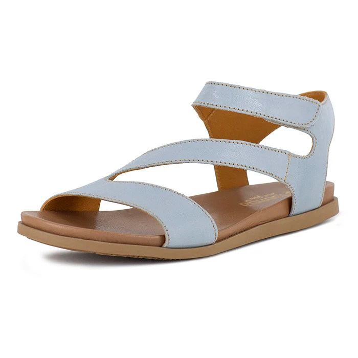 Umgodlo : Ladies Leather Sandal in Sky - Image 2