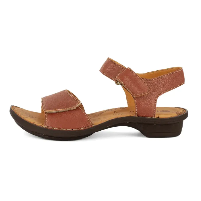 Yagoua : Ladies Leather Sandal in Suede - Image 3